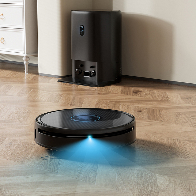 T2 Pro Sweeping and Mopping Robot Vacuum Cleaner Intelligent Full Automatic Cleaning Wet & Dry Robot Vacuum with Self-Emptying