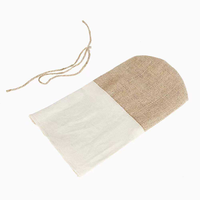 Sac à chaussures en jute écologique avec cordon de serrage, taille personnalisée, pochette pliable pour le rangement de cadeaux, toutes saisons, fabriqué en Chine, marque OEM/ODM