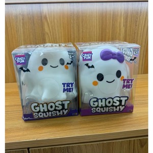 Jouet anti-stress souple en TPR Ghost Squeeze Squishy Halloween Horror pour enfants avec emballage individuel en boîte cadeau - Product Image 2