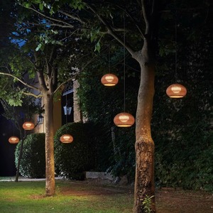 Lustre d'extérieur Étanche IP65 Jardin Rotin Pavillon <span class=keywords><strong>Lampe</strong></span> avec Source de Lumière LED Alimentation Électrique pour Atmosphère de Jardin - Product Image 5