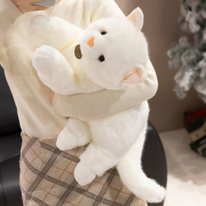 Peluche <span class=keywords><strong>de</strong></span> <span class=keywords><strong>Gato</strong></span> <span class=keywords><strong>Persa</strong></span> Blanco Realista, Juguete <span class=keywords><strong>de</strong></span> Peluche <span class=keywords><strong>de</strong></span> <span class=keywords><strong>Pelo</strong></span> Largo, Almohada Suave <span class=keywords><strong>de</strong></span> Algodón PP para Niños, Regalo, Decoración del Hogar - Product Image 5