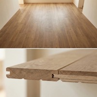 Parquet en bois franc de frêne multicouche pour salon, cuisine, salle de bain, villa et usage extérieur