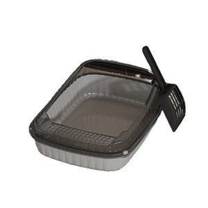 Extra Large Cat Litter Box Rectangle Open Design Thickened PP Material For Cats Pet Supplies - Product Image 5