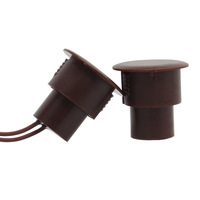 Capteur de contact magnétique encastré de 3/4 po pour portes et fenêtres à cadre en acier, fabriqué en ABS durable