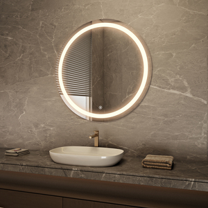Divas Custom-made Bathroom Led Backlit Lighted <b>Mirror</b> Bathroom <b>Circle</b> <b>Mirror</b> Led <b>Light</b> Bathroom <b>Mirror</b> - Product Image 2