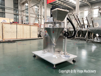 Machine doseuse de distributeur de poudre de cacao de dessus de table mini remplisseur de farine d'amidon