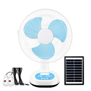 Solar Powered Desk <b>Fan</b> 5 Blades Brushed Motor <b>Remote</b> <b>Control</b> Rechargeable 50W Household Emergency <b>Fan</b> Oscillating Timer 16 Blade - Product Image 1
