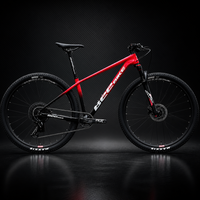 Vélo de montagne léger de 29 pouces en fibre de carbone, 12 vitesses, fourche à suspension pneumatique, vélo de montagne pour adultes, prêt à être expédié