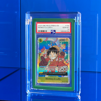 Étui de protection magnétique en acrylique SYP pour cartes de sport PSA, avec coins biseautés et protection UV, pour cartes One Piece