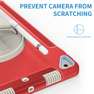 [Bảo vệ nhiệm vụ nặng nề trường hợp] 360 Xoay Tay Dây đeo máy tính bảng Bìa trường hợp cho Samsung <span class=keywords><strong>Galaxy</strong></span> Tab <span class=keywords><strong>S6</strong></span> Lite trường hợp inch trong 9.4 10.4 I - Product Image 4