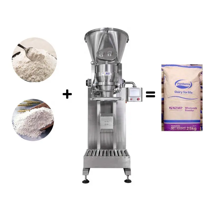 2021 nouveau produit 5kg 25kg lait épices poudre emballage remplissage Machine à coudre