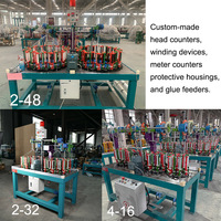 Machine à tresser à grande vitesse Credit Ocean à 32 broches pour la fabrication de cordes et de lacets
