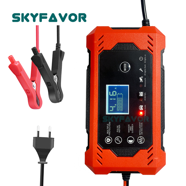 Best Selling Pulse Repair Battery Charger 12V 6A Automatic Fast Deep Cycle Gel Agm Lead Acid Car Battery Desulfator Charger