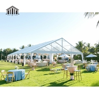 Grandes tentes de réception commerciales en aluminium 20x30 20x40 40x60 40x80 pour locations en extérieur, expositions et lieux de mariage