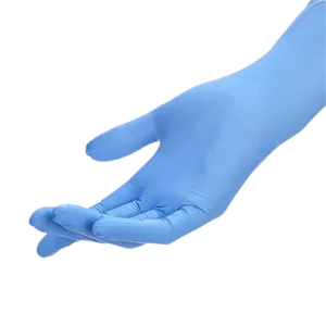 GMC sarung tangan pabrik AS 3.5g bubuk bebas lateks biru gratis ujian sekali pakai nitril