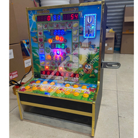 Console de jeu d'arcade en bois SQX 220V de haute qualité, avec jeux Mario Fruit King 3 PCB 3D PINBALL, en anglais, espagnol et japonais, fonctionnant avec des pièces de monnaie