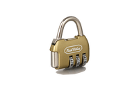 Stock d'usine HA806 casier de gymnastique cadenas à combinaison en zinc serrure à 3 chiffres bagages Candado bon pour le stockage dans la salle de sport