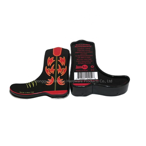 Cowboy Boot Shaped Tin <b>Box</b> Custom Printed Western Novelty Metal Tin Can for Mini Candy <b>Sweets</b> Gift Packaging - Product Image 6