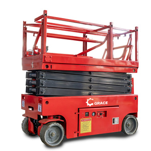 Piattaforma di Lavoro Aerea Elettroidraulica Semovente a Forbice ad Alte Prestazioni, Sollevamento Massimo 10m, 320kg - Product Image 4