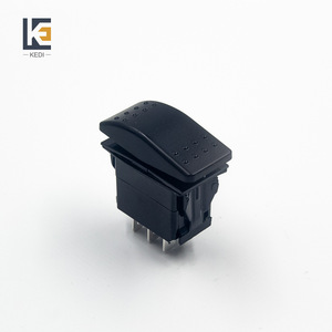 Interruptor basculante en forma de barco KEDI, luz LED de 12V-24V para coche, RV, yate, faro marino, reequipamiento - Product Image 1