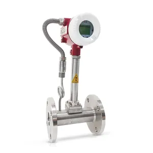 Best Quality DN250 Pharmaceutical Split Steam Gas Flow Meter Vortex Compress Air Flowmeter