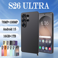 Teléfono Inteligente para Juegos S26 Ultra Original, Nuevo, con Memoria de 16+1T, Doble SIM, Versión Global, 5G, LTE