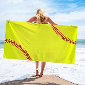 Personnalisé microfibre sport garçons baseball fans de football doux séchage rapide léger <span class=keywords><strong>bain</strong></span> serviettes de plage pour voyage <span class=keywords><strong>bain</strong></span> Yoga SPA - Product Image 5