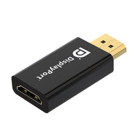 4K HDMI Adaptörü DP - HDMI Dönüştürücü Erkek - Dişi Altın Kaplama Sinyal Kararlı Kablosu PC Dizüstü Bilgisayar Projektör TV için