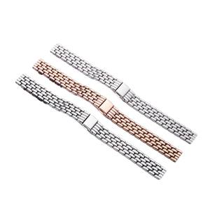 Correa de Reloj de Lujo de Acero Inoxidable con Cinco Eslabones, Cierre Plegable, Correa de Repuesto de Metal Compatible con <span class=keywords><strong>Apple</strong></span> <span class=keywords><strong>Watch</strong></span> Series 11 Ultra - Product Image 3