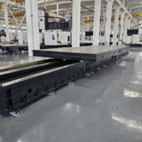 Centre d'usinage à double colonne de type portique de type manuel Taiwan Dawei/GMC8033, commande FANUC, broche BT50, fraisage 90