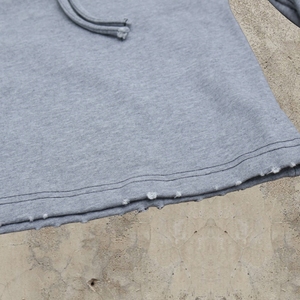 Pantalon de jogging en molleton 100 % coton, vierge, de haute qualité, personnalisé, délavé à l'acide, effet usé et déchiré, délavé soleil, vente en gros - Product Image 5