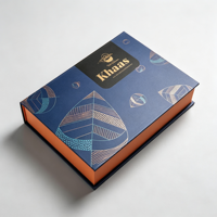 Boîte d'emballage rigide en carton personnalisée de luxe à double tiroir pour thé, café et grains, de qualité alimentaire, avec impression en relief
