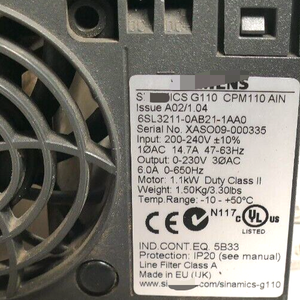 PLC G110 CPM110 AIN 6SL3211-0AB21-1AA0 Masalah A02104 - Product Image 3