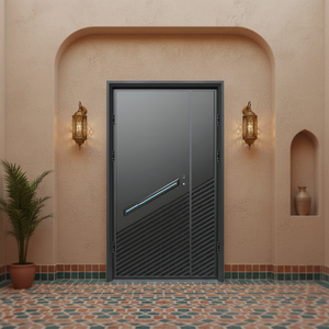 Puerta de Entrada <span class=keywords><strong>Carmen</strong></span> de Aluminio Fundido Tallado - Product Image 4