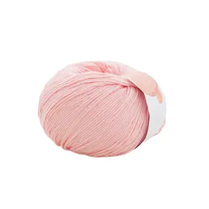 High quality soft 8 ply 1mm 50g cotton blended yarn for baby and adult