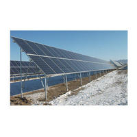 Hoogliggend, thermisch verzinkt montage systeem voor zonne-energiecentrales, landbouw PV-structuur, windbelasting 56M/S, sneeuwbelasting 2.4kN/M