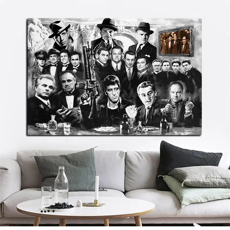 فيلم العصابات عراب Goodfellas لوحات فنية المشارك و يطبع جدار صورة فنية لغرفة المعيشة ديكور المنزل (لا الإطار)