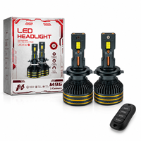 Ampoules de phare LED 3570 Chip M96 75W 15800Lm 4300k 6000k 3000K Trois couleurs 9005 H11 H4 Phare LED de voiture