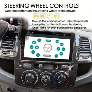 Radio para Auto con Android 13, CarPlay, 8+128GB, Control por Voz con IA, GPS, para Toyota HILUX 2012, Fortuner, Revo, Vigo 2013, Reproductor de Video para Auto - Product Image 3