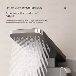 Wayon Fashion Hotel Vente à chaud Ensemble <span class=keywords><strong>de</strong></span> <span class=keywords><strong>colonne</strong></span> <span class=keywords><strong>de</strong></span> douche thermostatique à cascade pour <span class=keywords><strong>salle</strong></span> <span class=keywords><strong>de</strong></span> <span class=keywords><strong>bain</strong></span> Panneaux <span class=keywords><strong>de</strong></span> douche - Product Image 6