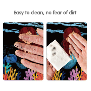 مخصص صيحات جديدة DIY صور سوداء ورق رسم سحري بطاقات فنية للأطفال هدية - Product Image 6