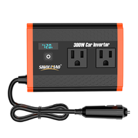 Convertisseur de courant pour voiture 300W à onde sinusoïdale modifiée, prise allume-cigare 12V vers 110V, portable pour camping, ordinateur portable et téléphone