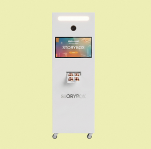 StoryBasic Touch Screen Selfie Booth Metal Structure WiFi DSLR Instant Print Self Service Kiosk for Retail Events - Product Image 1