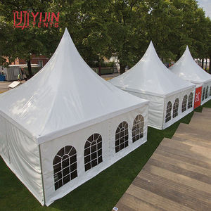 Tente de réception Pagode 3x3 4x4 5x5 6x6 7x7 8x8 9x9 10x10 pour événements commerciaux - Product Image 1