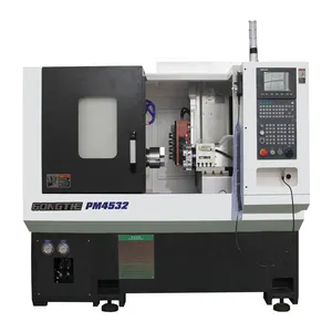 PM4532 mandrino elettrico ad alta precisione a letto piatto utensile live torretta tornitura fresatrice centro tornio cnc