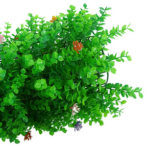 Panel de Plantas Artificiales de 40cmx60cm, Hojas de Alta Simulación, Decoración Verde para Colgar en Interiores - Product Image 4