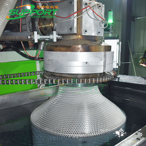 Plástico PE Geonet Advertencia Malla Rejilla Valla Red Línea de extrusión Máquina de fabricación de redes - Product Image 2