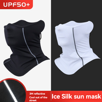 Cache-cou réfléchissant KingGear pour la randonnée, le cyclisme et la course à pied, écologique, respirant, hautement élastique, protection UV pour le visage, écharpe