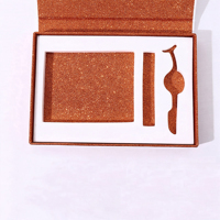 Boîtes de rangement en carton rectangulaires avec éponge intégrée pour kit de cils, emballage personnalisé OEM, étiquettes sur mesure, boîtes haut de gamme