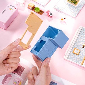 Robotime Rolife DIY <span class=keywords><strong>Maison</strong></span> miniature DWS08B Kit de modèle de cuisine de pâtisserie chaleureuse <span class=keywords><strong>Puzzle</strong></span> en plastique <span class=keywords><strong>3D</strong></span> - Product Image 3